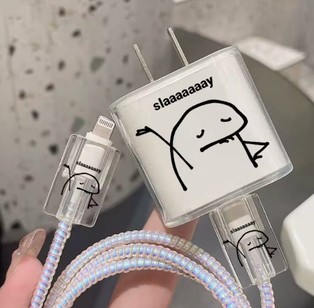 Slaaaaay iPhone Charger Cover Cable Protectors P82